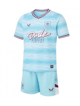 Billige Burnley Bortedraktsett Barn 2025-26 Kortermet (+ Korte bukser)